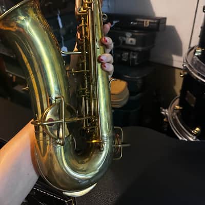 Indiana Band Inst CO. Elkhart IND Alto Saxophone Low Pitch A / 7498 image 15