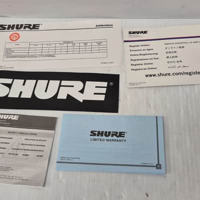 Shure BETA 58A Handheld Supercardioid Dynamic Microphone 1996 - Present - Black image 14