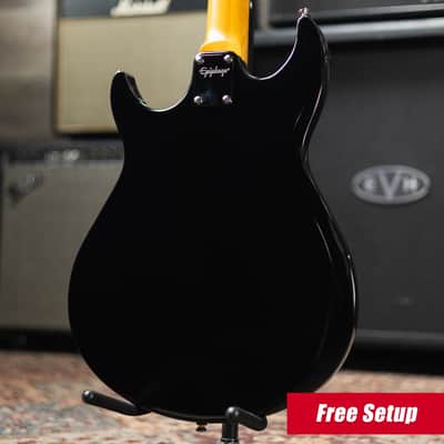 Epiphone Grabber Bass - Ebony with Gig Bag image 2