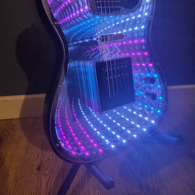 Harley Benton TE-20HH SBK Standard Series Infinity Mirror Electric Guitar image 16