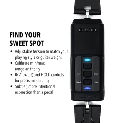 Casio Dimension Shifter - Dimension Shifter Strap-Based Expression Controller – Wireless Guitar Strap Effect Controller with Bluetooth, Expression & Footswitch Modes image 11