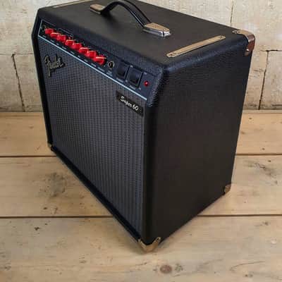 Fender Super 60 2-Channel 60-Watt 1x12" Guitar Combo 1988 - 1992 - Black image 8