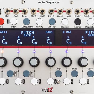 FIVE12 VECTOR SEQUENCER-Silver : BRAND NEW :  [DETROIT MODULAR] image 1