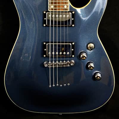 New! 2011 Schecter Diamond Series C-1 Standard Electric Guitar - Metallic Blue image 1