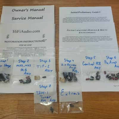 KLH model 30 restoration kit filter capacitor repair rebuild fix image 1