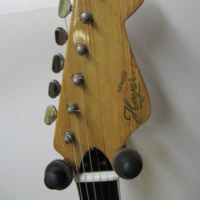 Arnold Hoyer Fold-axe Travel guitar 1960's - Red image 3