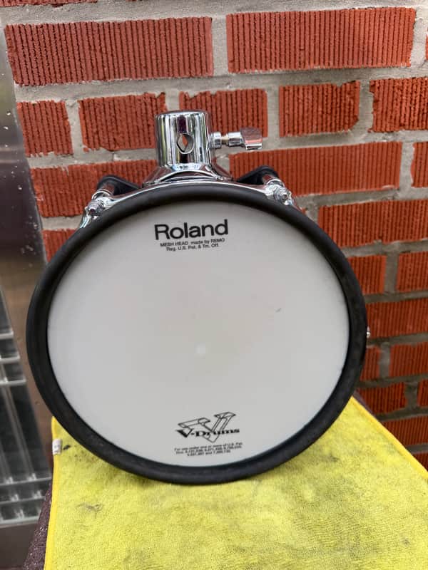 Roland PD-108-BC V-Pad 10" Dual Trigger Mesh Drum Pad 2010s - Black Chrome image 1