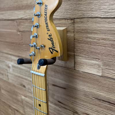 Fender Vintage Stratocaster Guitar -Maple Fretboard 1976- Sunburst- 10lbs w/non original pups + case image 9