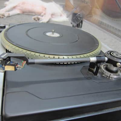 Thorens TD-110 Turntable with Ortofon M15 E Super Cartridge Excellent Sound, Working, Manaul Operation,Strobe Light 1970s - Black/Silver image 6