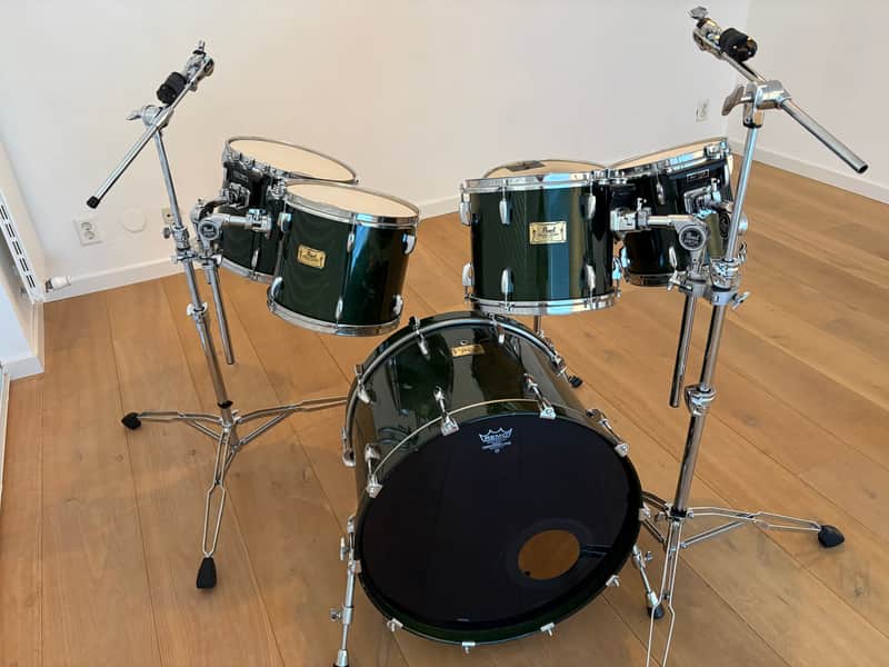 Pearl Masters MBX Studio birch Mid 90s - Emerald Mist imagen 1
