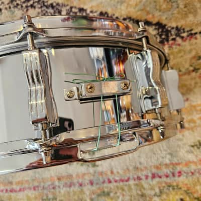 Slingerland 14x5" Chrome Over Steel 10-Lug Snare Drum image 8