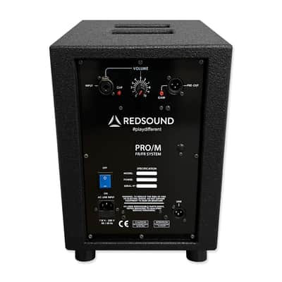 Red Sound Elis 8 Pro/M FR/FR Speaker Cabinets Black image 3