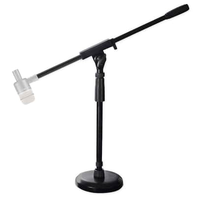Rockville Kick Drum Stand w/Steel Round Base For Electro-Voice PL33 Microphone image 1