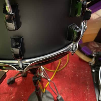 Cumplido Custom Drums Co. ReInforcement rings 2021 Black on black image 5