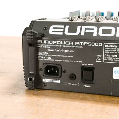 Behringer EuroPower PMP5000 1200W 20-Channel Powered Mixer CG012UK image 14