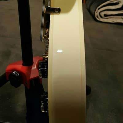 2001 Epiphone Japan Les Paul Custom . Awesome White. image 13