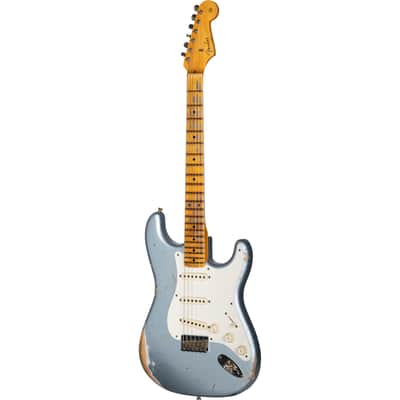 Fender Custom Shop 1956 Hardtail Strat Heavy Relic - Faded Blue Ice Metallic image 2
