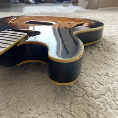 Tanglewood Left Handed Semi Hollow Jazz Guitar, Rosewood Fingerboard Neck image 8