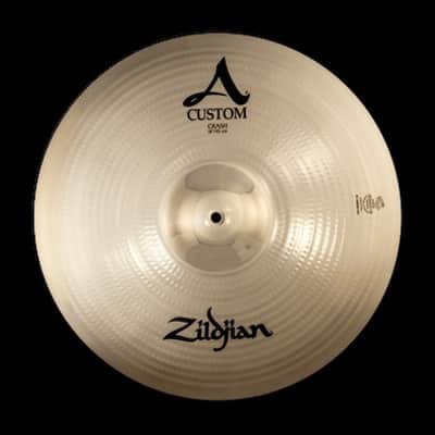 Zildjian 18" A Custom Crash Cymbal - MINT ! image 3