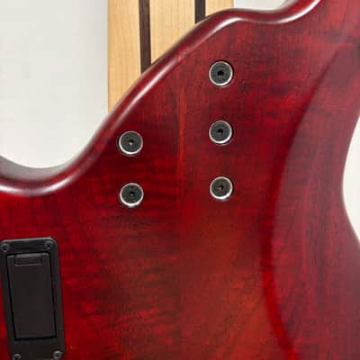 AC Guitars RSK 5 string bass 2025 - Red image 6