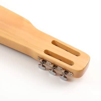 Natural Electric Lap Steel Guitar – 6-String Slide Guitar with Single-Coil Pickup, Tone Bar & Gig Bag image 5