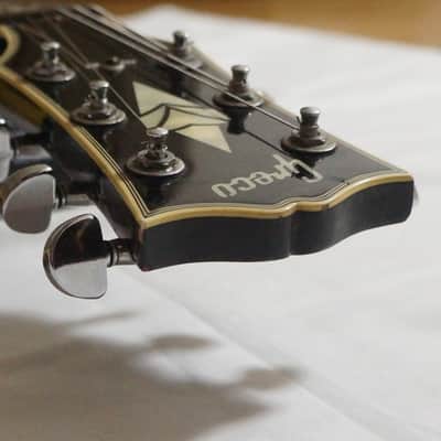 Greco JS-55 John Sykes Model Les Paul Custom Black 1985 Made In Japan By Fujigen image 24