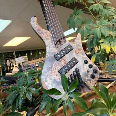 Ibanez EHB1505MS-BIF Bass Workshop 2022 - Black Ice Flat image 2