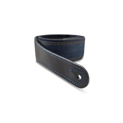 Taylor Blue Denim 2.5" Guitar Strap - Navy Edge image 5