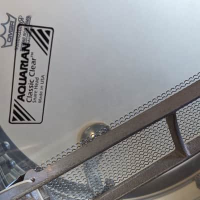 Rogers "5-Line" Dyna-Sonic 5x14" Brass Snare Drum with "Beavertail" Lugs 1967 - 1974 - Chrome image 16