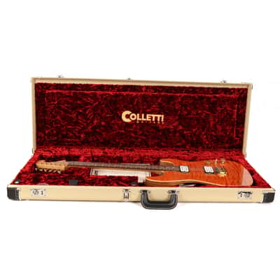 Colletti Guitars Speed of Sound Tangerine Quilt Maple Top image 17