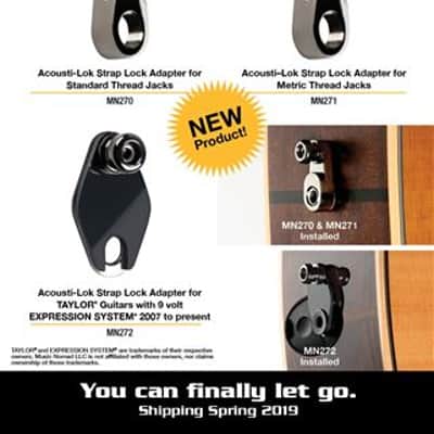 Music Nomad MN272 Acousti-Lok Strap Lock Adapter for Taylor Guitars with ES image 8