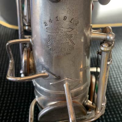 Buescher True Tone alto saxophone from 1928 - silver plated image 5