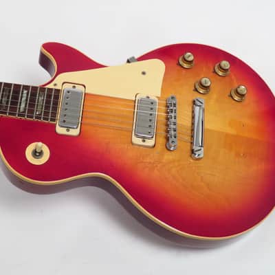 1974 Gibson Les Paul Deluxe - Cherry Sunburst - Rare Two Piece Top - Mahogany Neck image 5