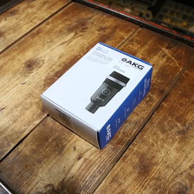 AKG D40 Cardioid Dynamic Instrument Mic 2010s - Black image 2