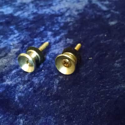 1980s Kramer Strap Buttons Chrome w/pads image 2