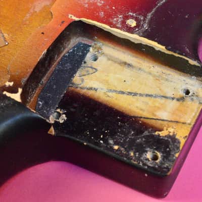 Vintage 1963 Fender Jazzmaster Body - Original Finish, No Overspray - 4lbs - Killer PRE-CBS Project! image 5