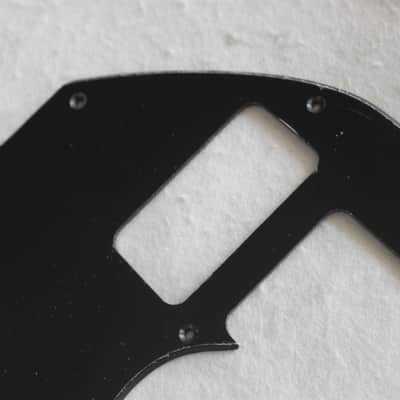 Custom Guitar Pickguard For Tele F Hole Hybrid Convertion TV Jones,1 Ply Black Pickguard image 4