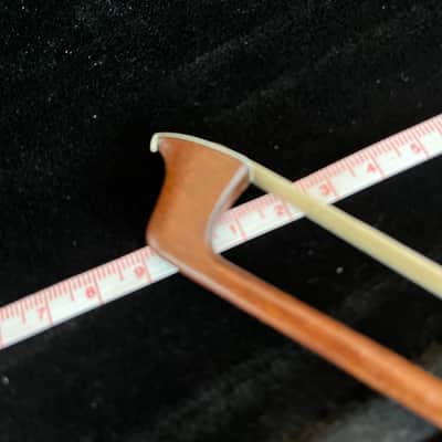 Antique vintage Conrad Gotz*** 3 star bow Violin Bow - grafted, repaired, and just a bit longer image 22