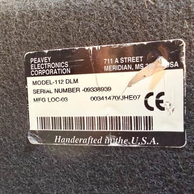 Peavey 112 DLM 12” Passive Floor Monitor Speaker 200W RMS 8 Ohm Made in USA 1990s–2000s image 6