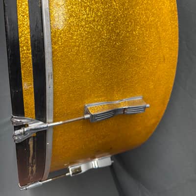 Vintage Ludwig Marching Bass Drum 1970s Olive Badge Super Kick image 8