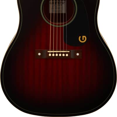 Gretsch Jim Dandy Dreadnought Black Pickguard Deep Cherry Burst image 2