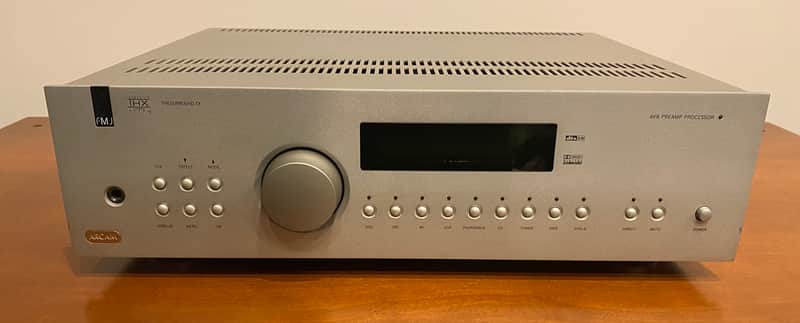 Arcam FMJ AV8 Preamp Processor – THX Ultra2 Certified, 7.1 Channels, Dolby/DTS, Silver image 1
