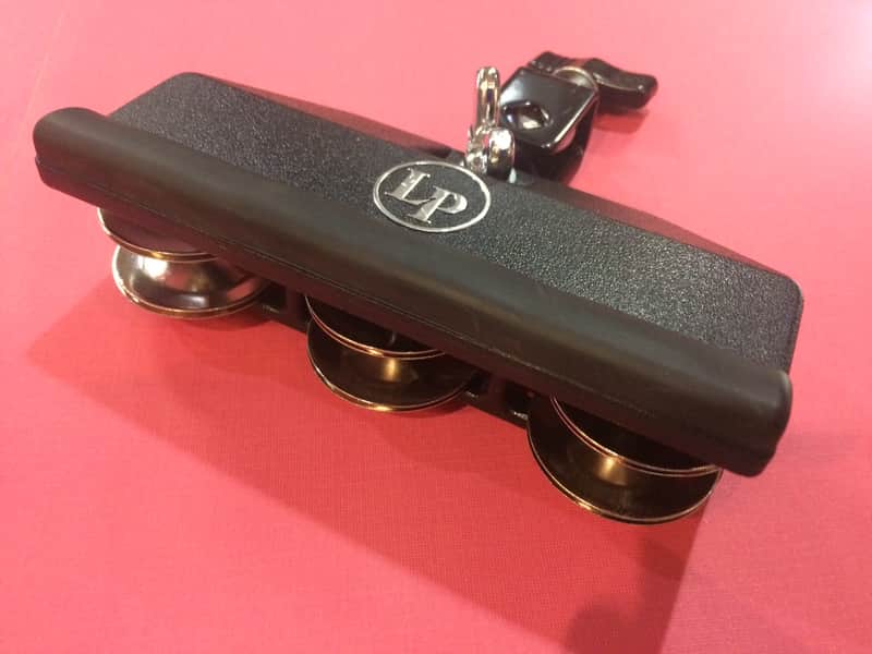 Latin Percussion LP1207-T Jam Tamb Block/Tambourine w/ Mounting Eye Bolt Bracket image 1