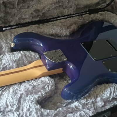 RARE! Fender Deluxe FMT Stratocaster 2004 - Blue Flame top image 6