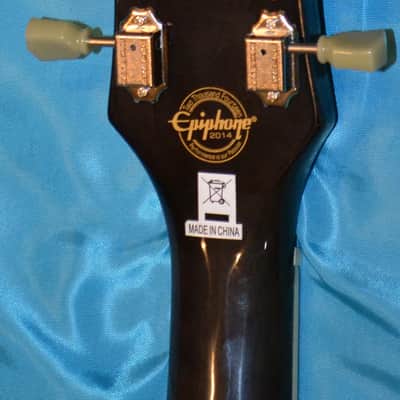 Epiphone EJ-200 Artist Acoustic w/ Case Transparent Black image 10