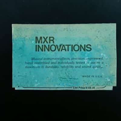 1970s - Boxed - Rare Vintage MXR MX-103 Script Blue Box 1973 - 1975 - Blue image 13