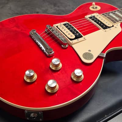 Gibson Les Paul Classic BRAND NEW Translucent Cherry 60s Standard SlimTaper Neck Push-Pull Coil Tap Phase Switching Burstbuckers Guitar image 1