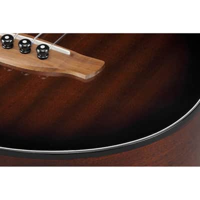 Ibanez AEGB24FE AEG Fretless Acoustic-electric Bass Guitar - Mahogany Sunburst image 6