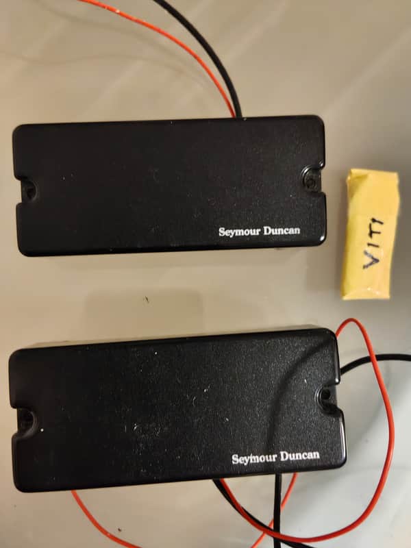 Seymour Duncan Blackouts ahb-1 n ahb-1 b 7 strings set - Black image 1