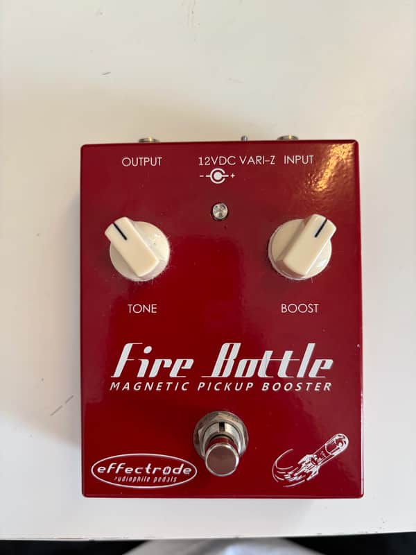 Effectrode Fire Bottle Tube Booster 2010s - Red image 1